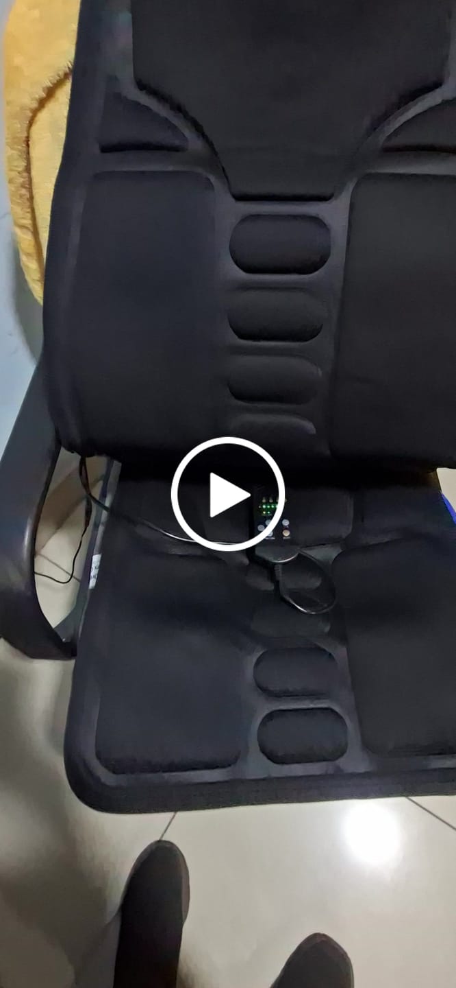 Customer video review of Lot Imported 2-in-1 Seat Massager