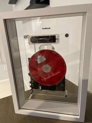 Customer photo review of M1 Music Frame CD Player