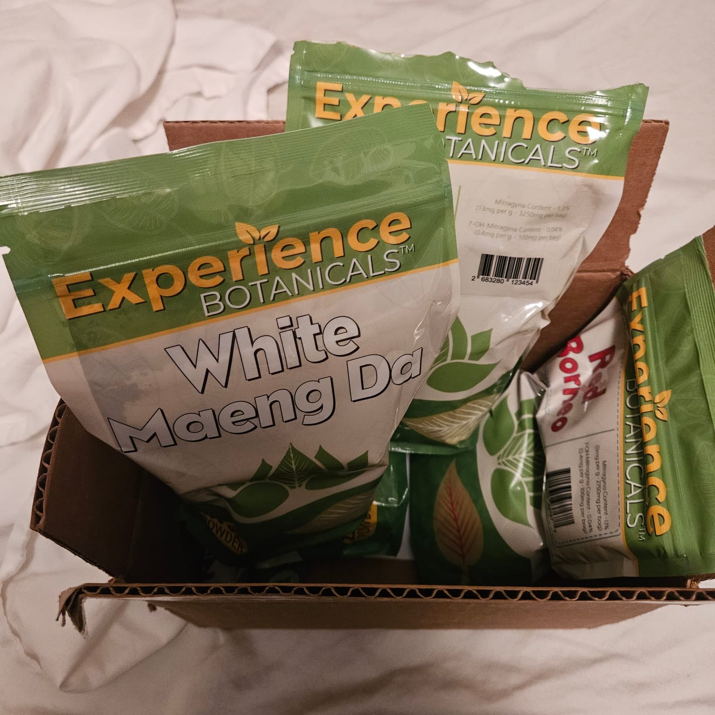 Customer photo review of 1 Kilo Experience Kratom Powder Bundle