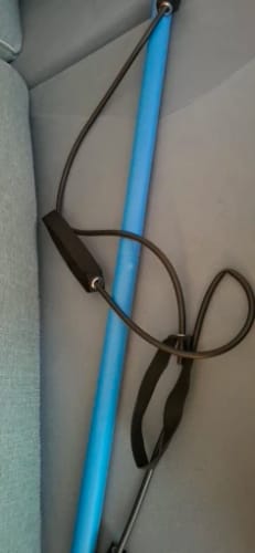 Customer photo review of Barra de Pilates Multifuncional para Entrenar en Casa – Paga al Recibir