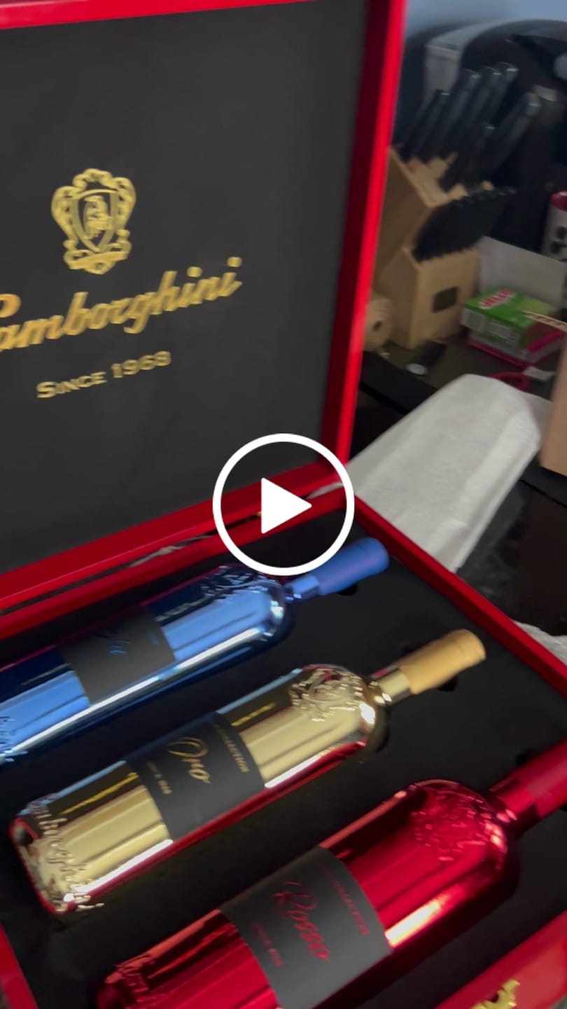 Customer video review of Lamborghini LUXE Red Collection with Gift Set