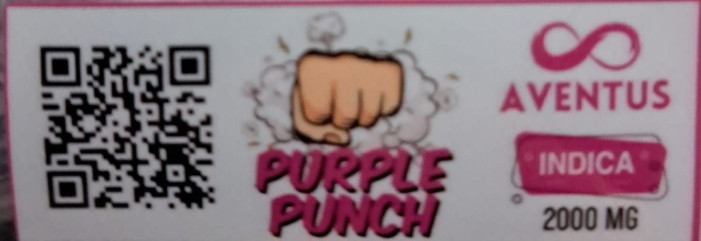 Customer photo review of Disposable Vape Delta 9 Purple Punch Indica