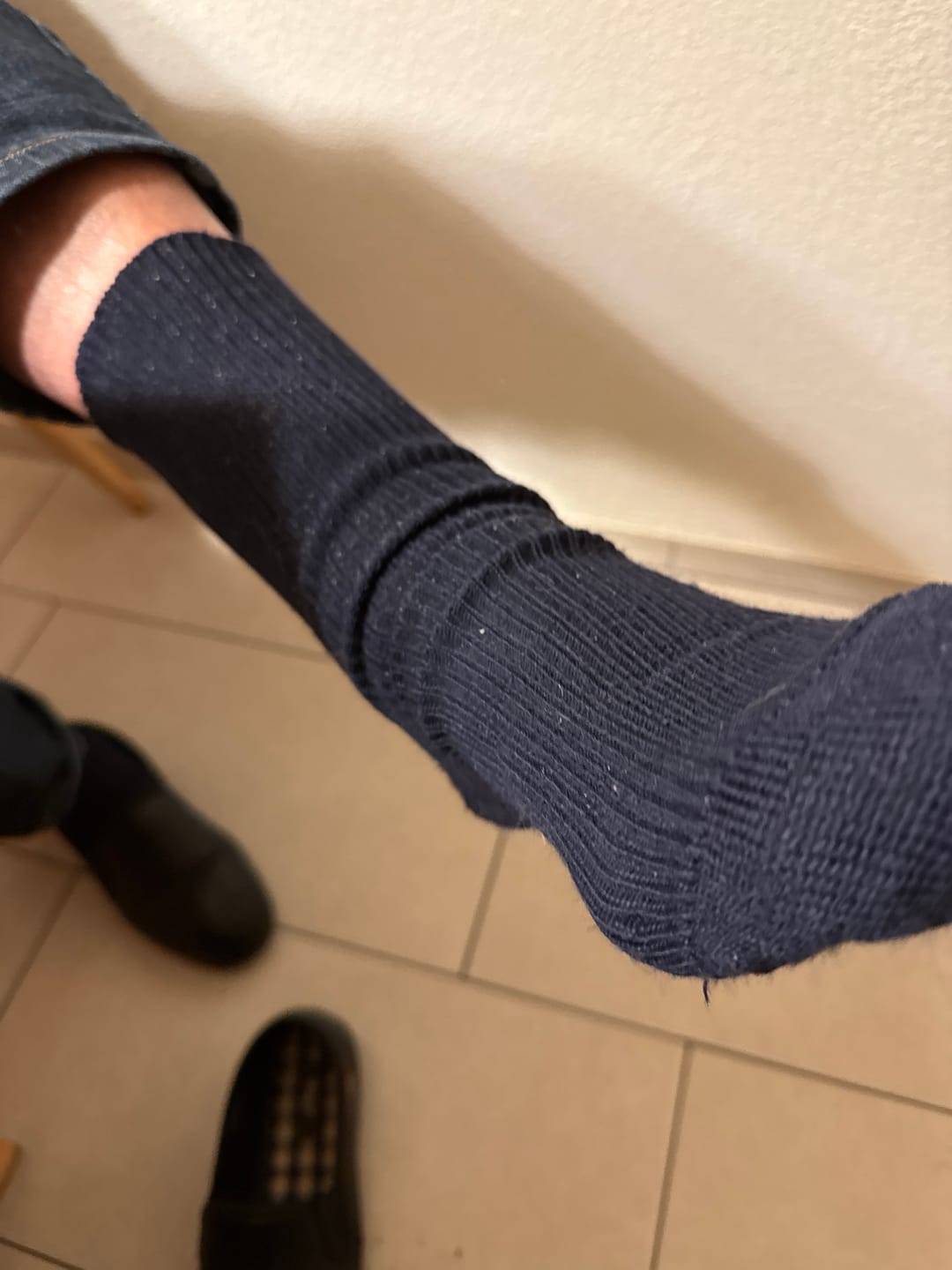 Customer photo review of Venensocken Merino Classic ohne Gummi