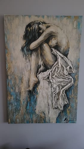 Customer photo review of GRACEFUL SOLITUDE CANVAS