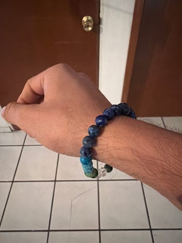 Customer photo review of Pulsera Zodiacal Libra ♎ (8 mm)
