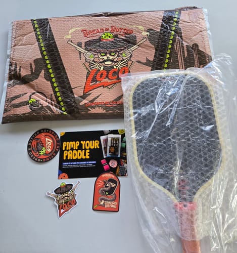 Customer photo review of (PRE-ORDER - SHIPPING JANUARY 2ND) The Loco 16mm Pickleball Paddle- Elongated