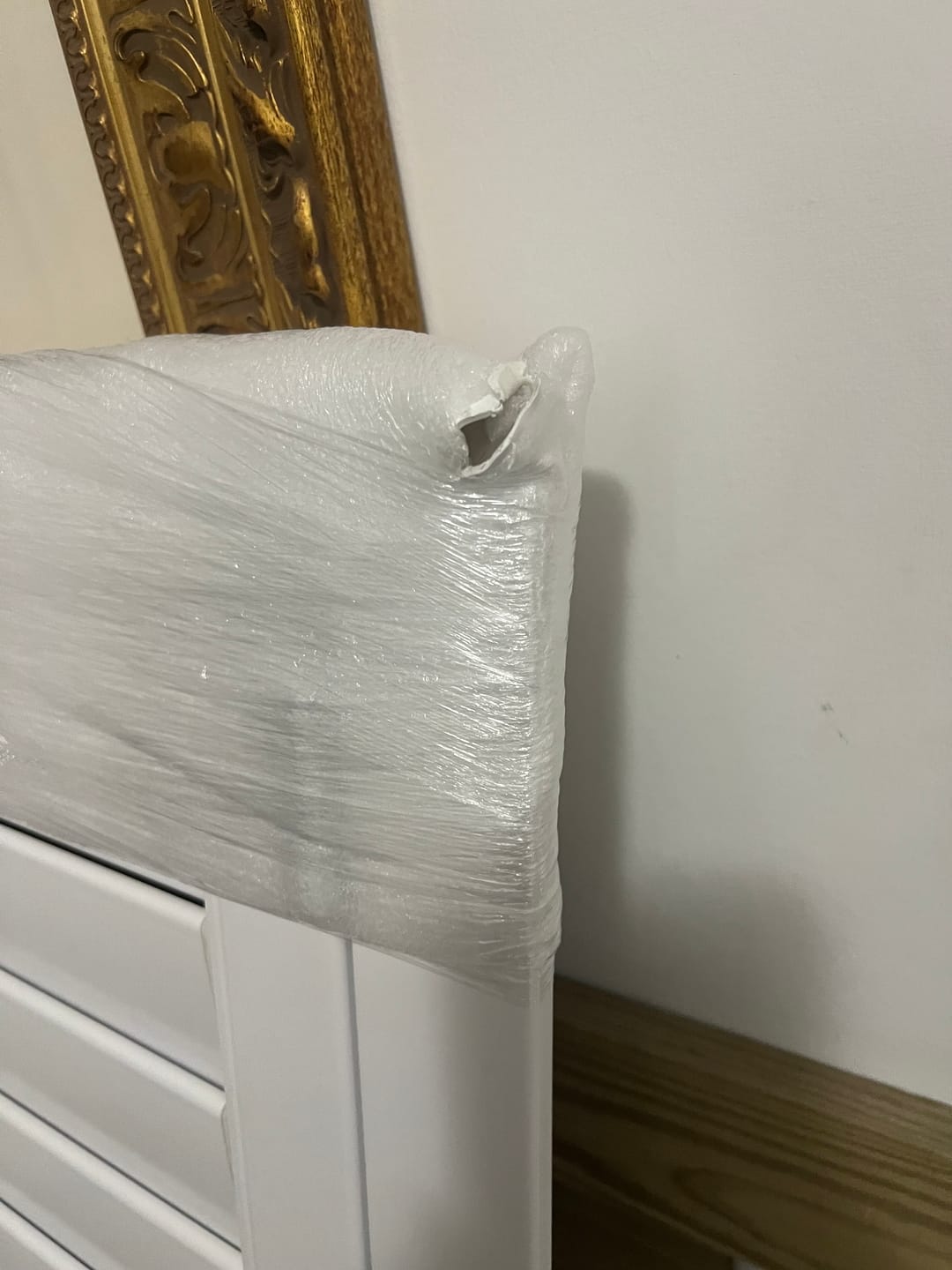 Customer photo review of Economy Polyresin Plantation Shutter
