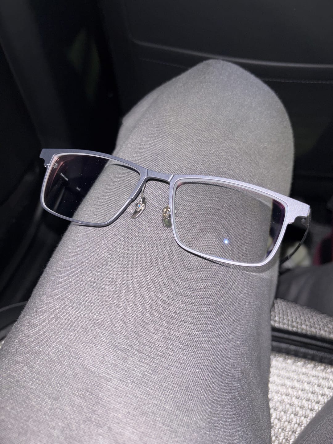 Customer photo review of Jensen Magnetic Clip-on | Gunmetal Frame
