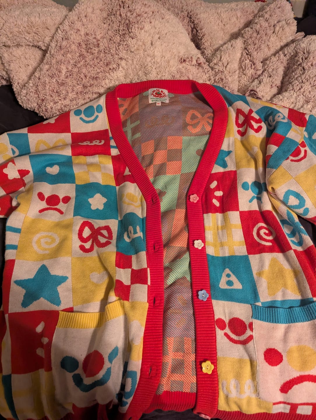 Customer photo review of Clown Cardigan