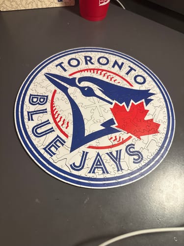 Customer photo review of Toronto Blue Jays™ - Wooden Puzzle