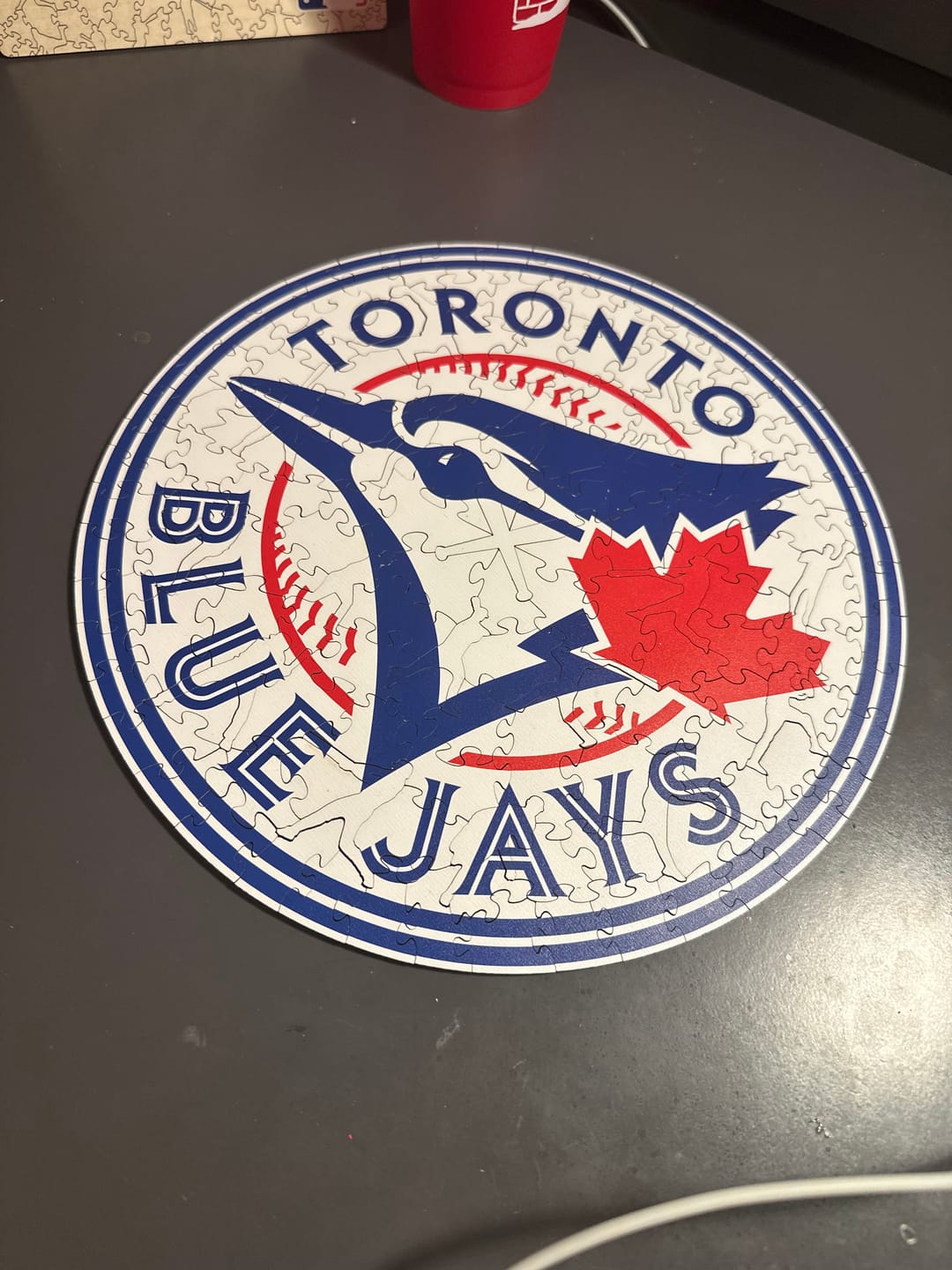 Customer photo review of Toronto Blue Jays™ - Wooden Puzzle