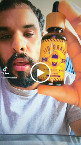 Customer video review of Beard Oil - Big Squeeze Vanilla-Citrus Growth Oil (1 fl oz) "Grow Your Mane"