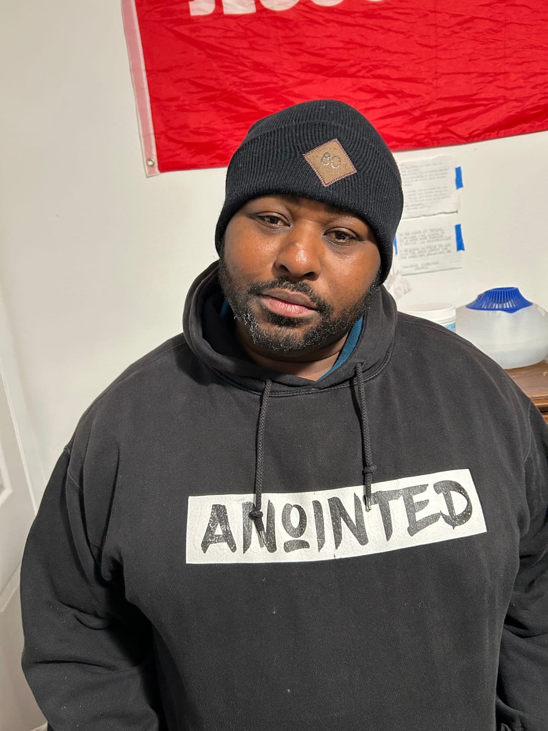 Customer photo review of 80eighty® Patch Beanie