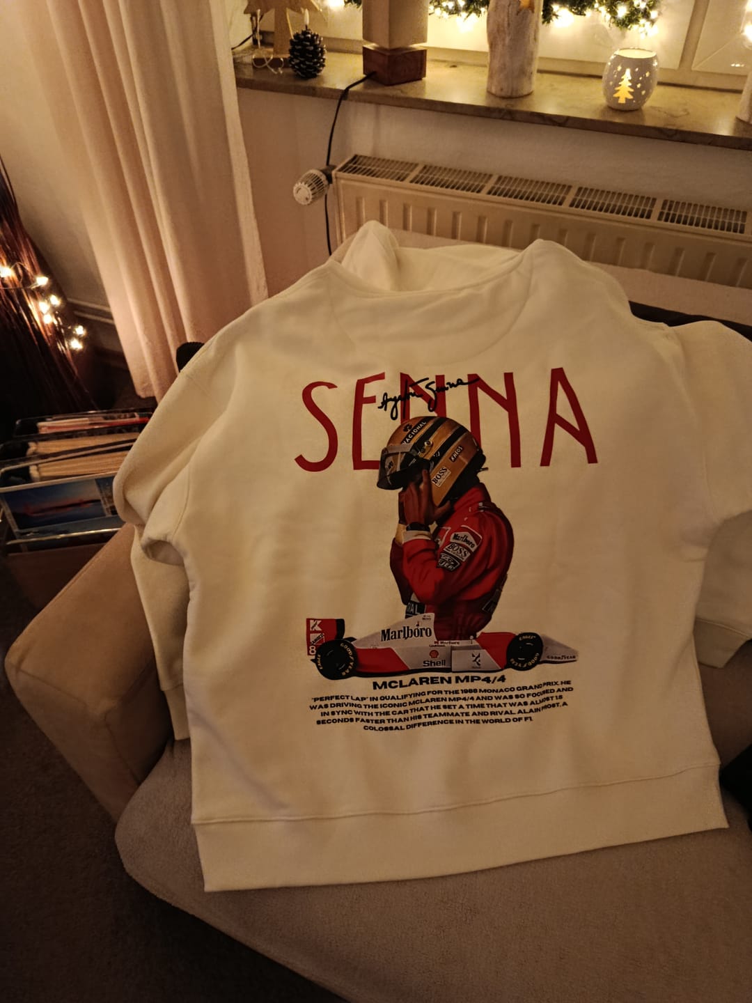 Customer photo review of SENNA Backprint Oversized Hoodie