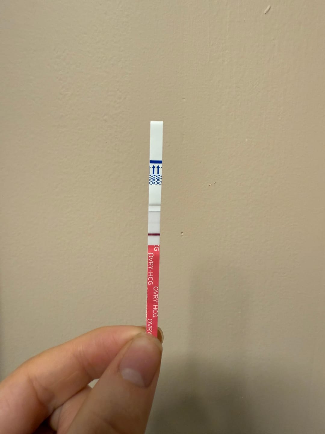 Customer photo review of Pregnancy Test Strips (Ultra-Sensitive)