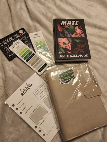 Customer photo review of good girl book club subscription