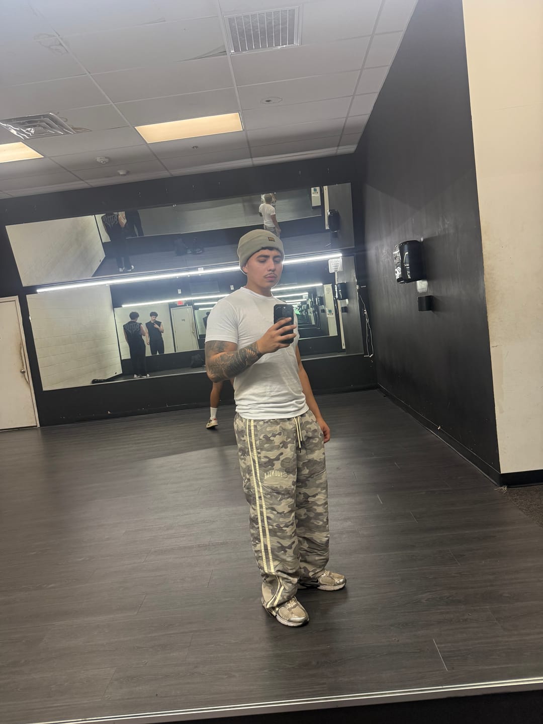 Customer photo review of 249 - Camo Flagship Track Pants
