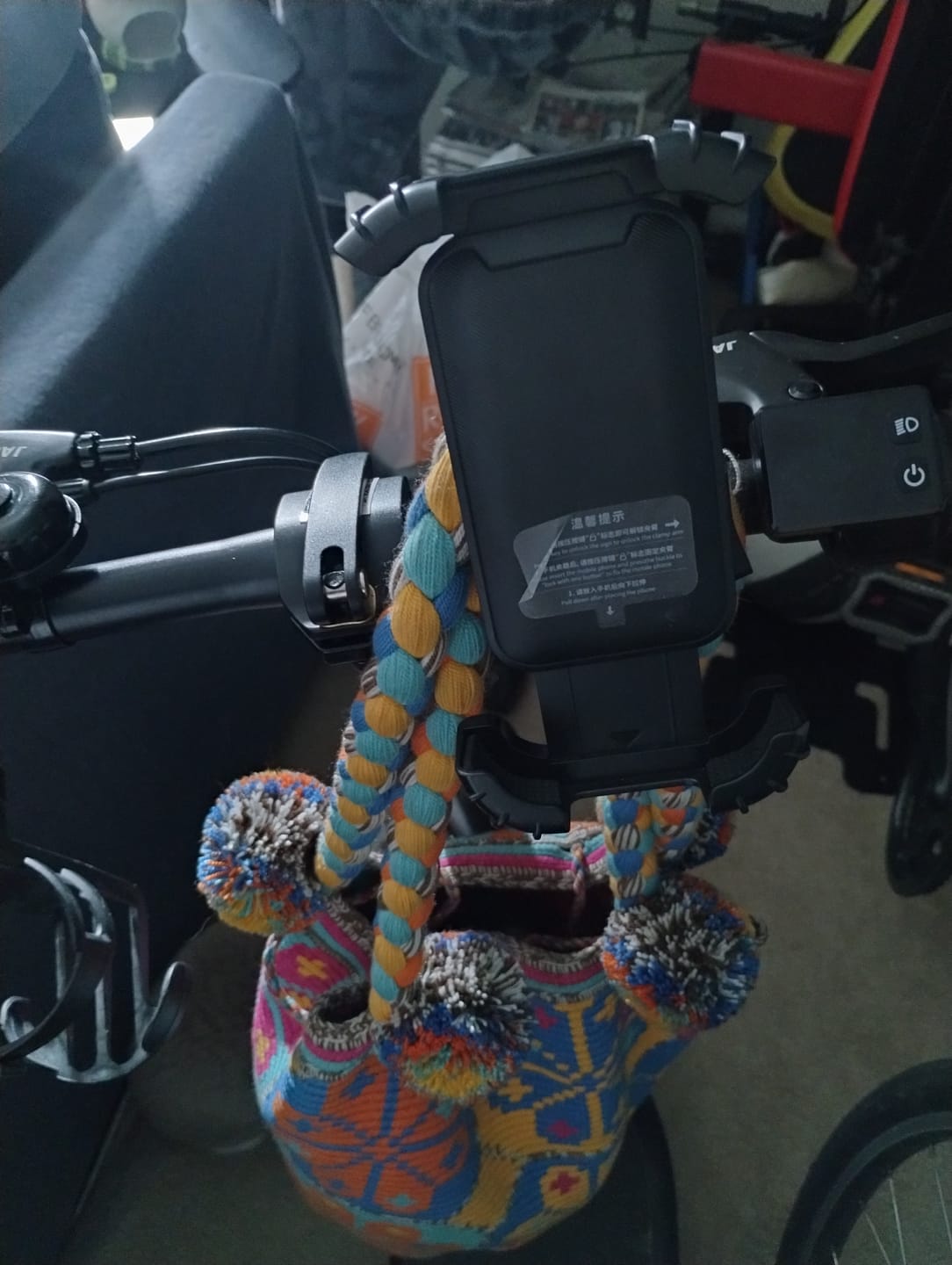 Customer photo review of 🎁 Phone Holder For EBike and EScooter【3S Quick Install】 (100% off)