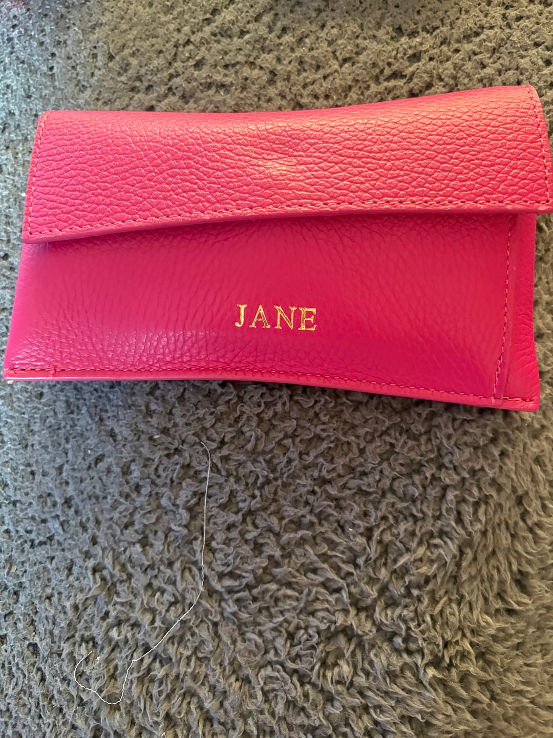 Customer photo review of Leather Lady Wallet