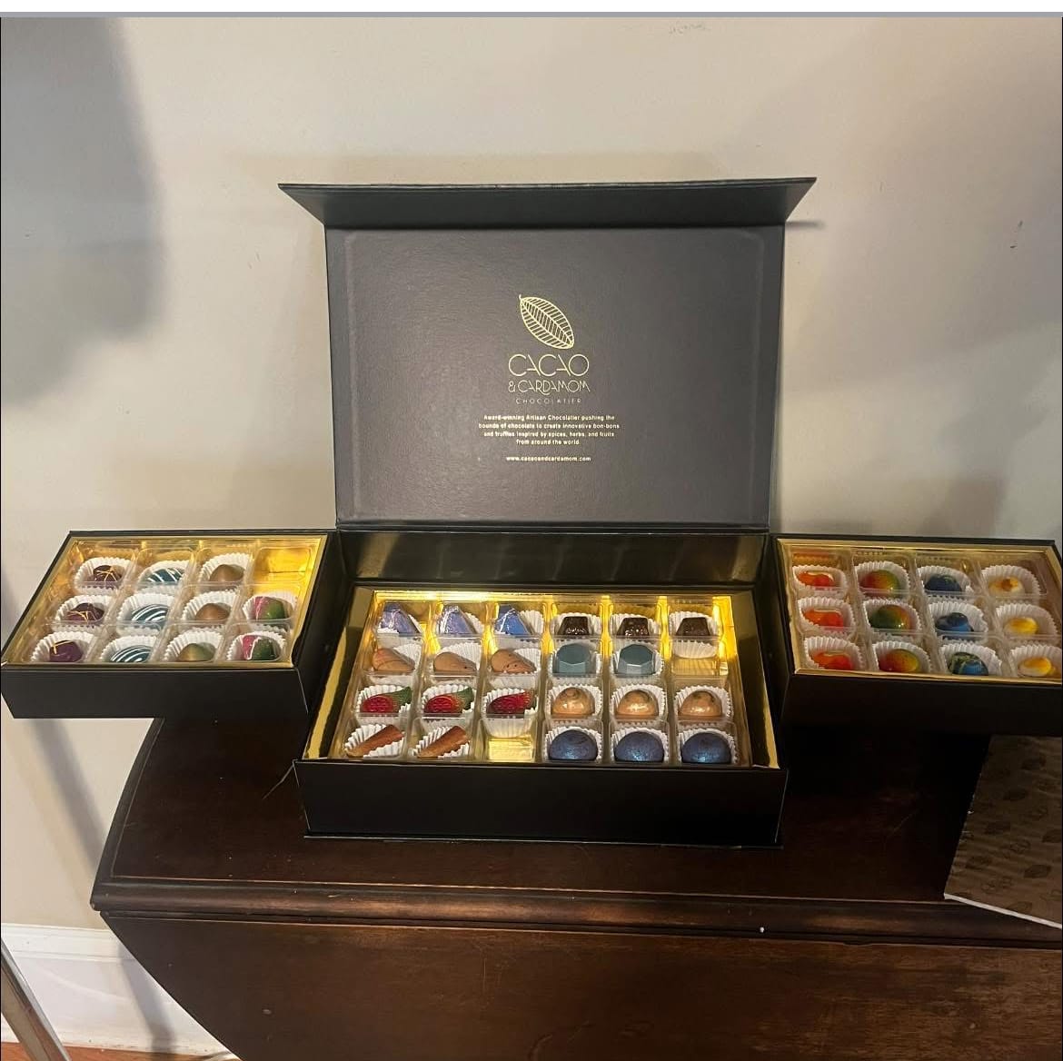 Customer photo review of Deluxe Chocolate Gift Box