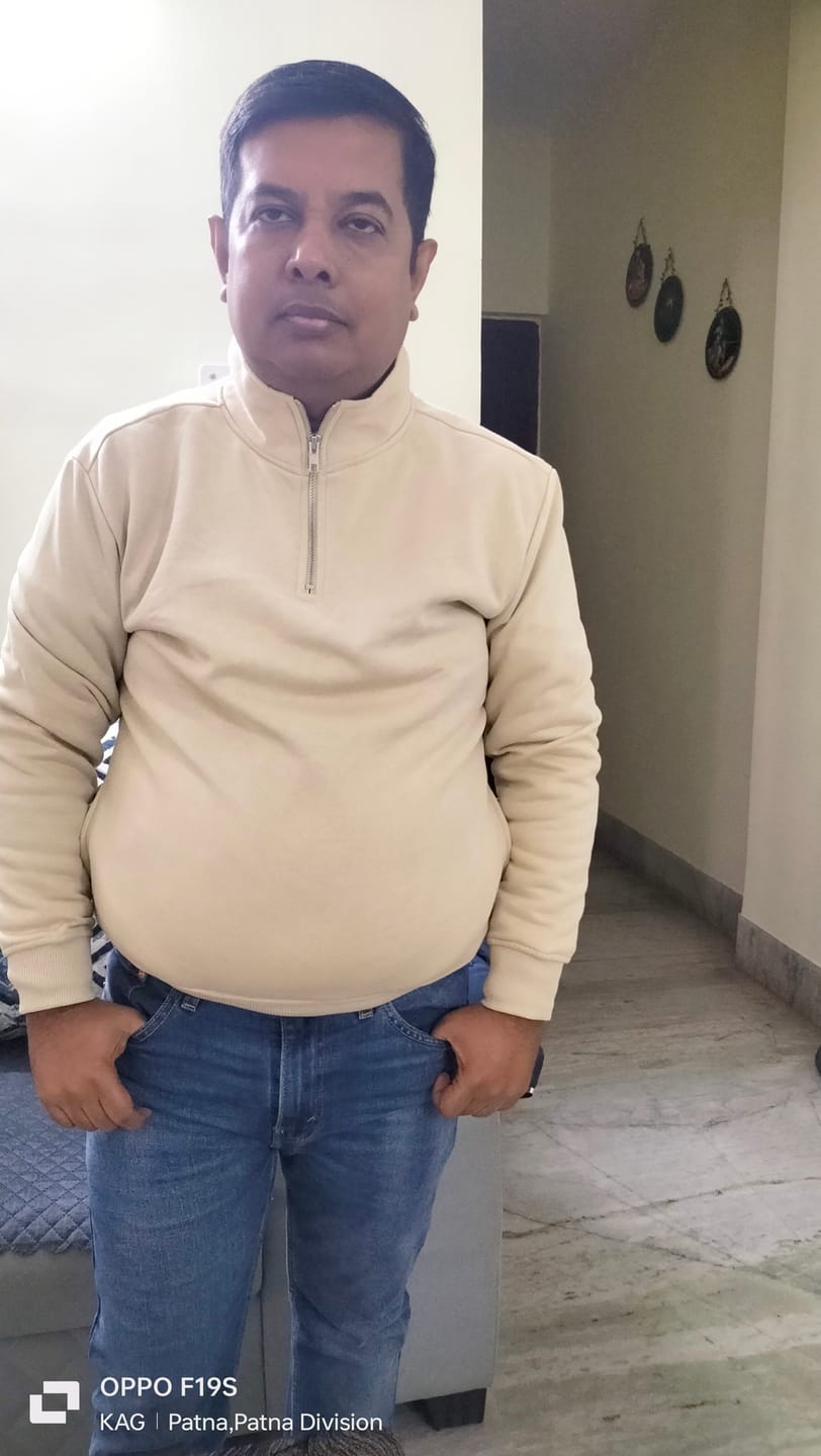 Customer photo review of Unisex Beige Zip Neck Sweatshirt