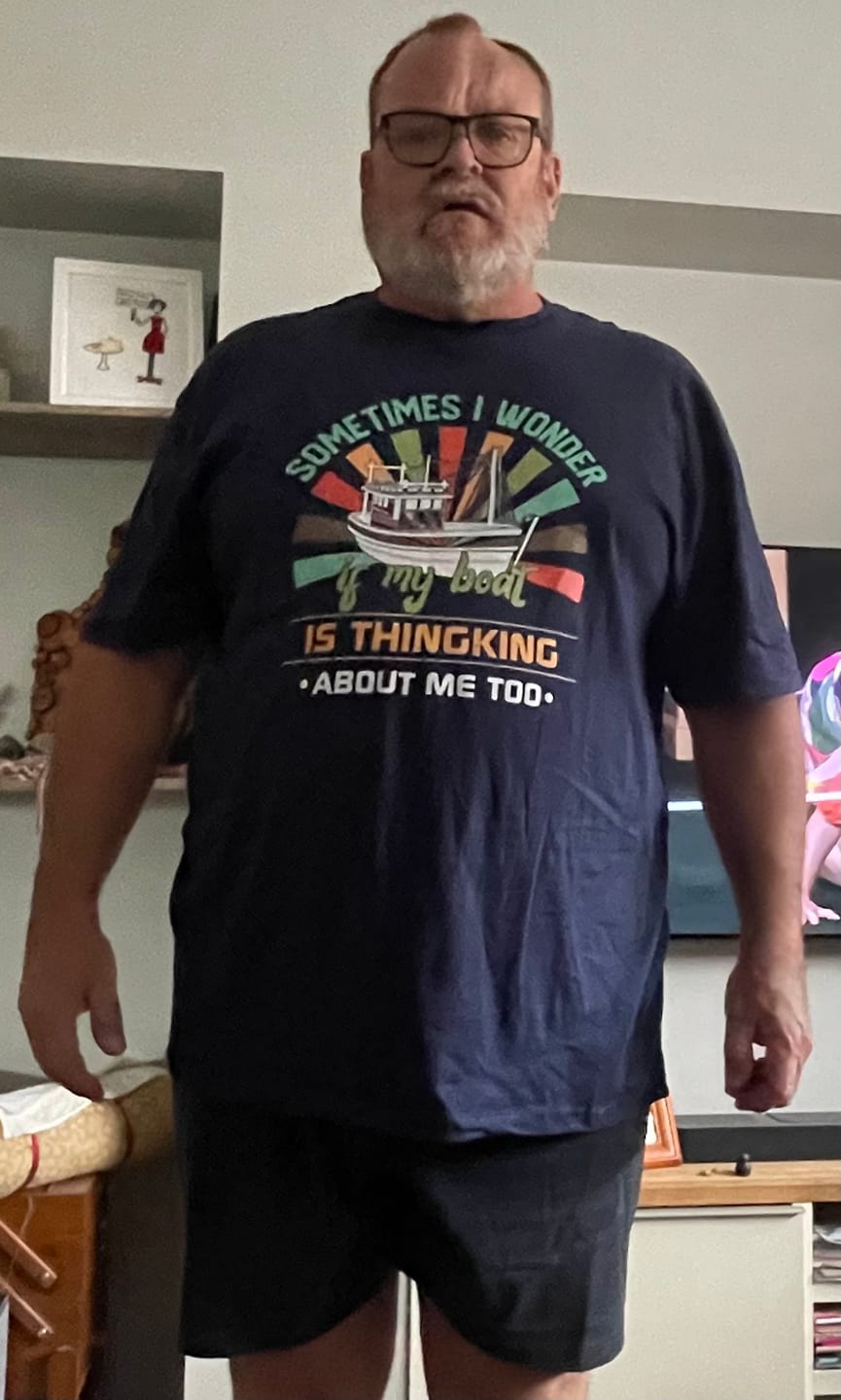 Customer photo review of I Wonder If My  T-Shirt