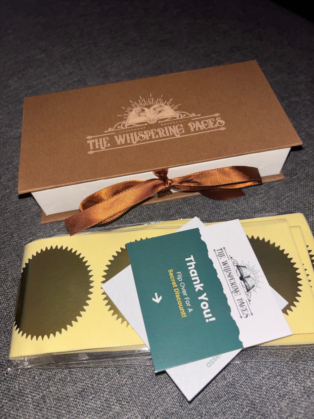 Customer photo review of 50 Golden Seal Sticker