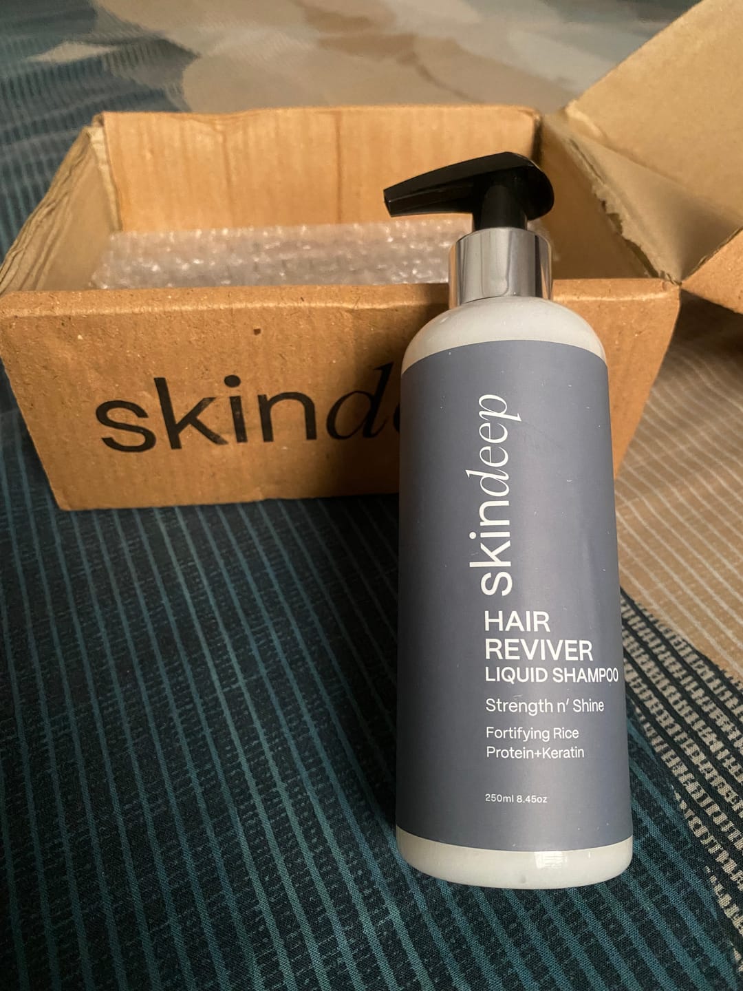 Customer photo review of HAIR REVIVER - Rice Protein Liquid Shampoo