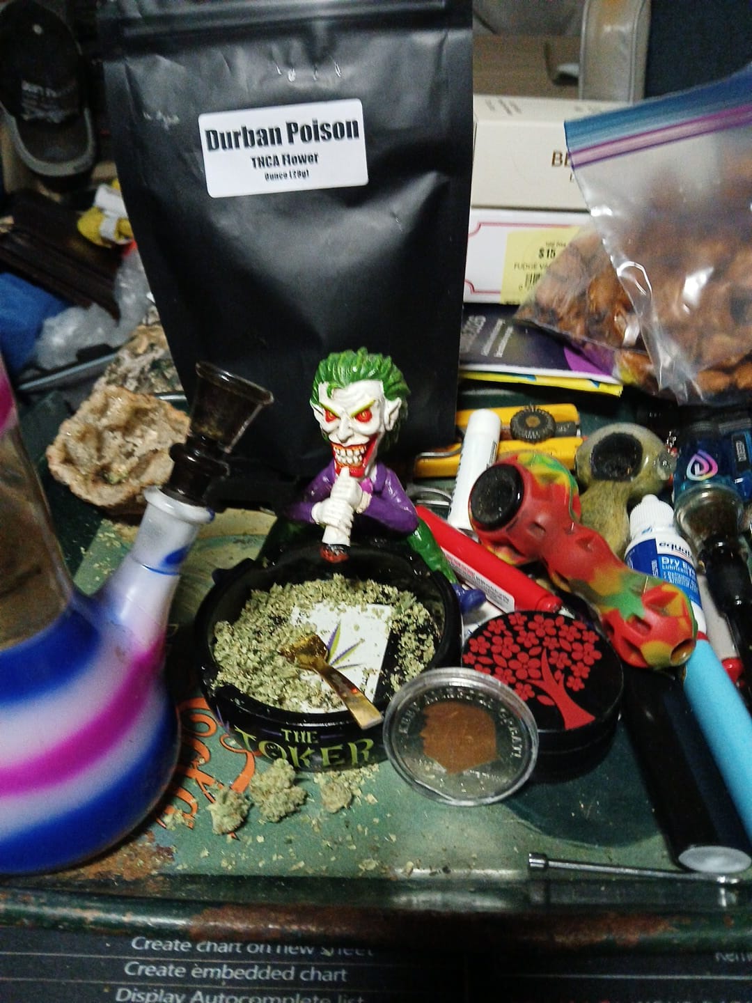 Customer photo review of Durban Poison THCA Flower