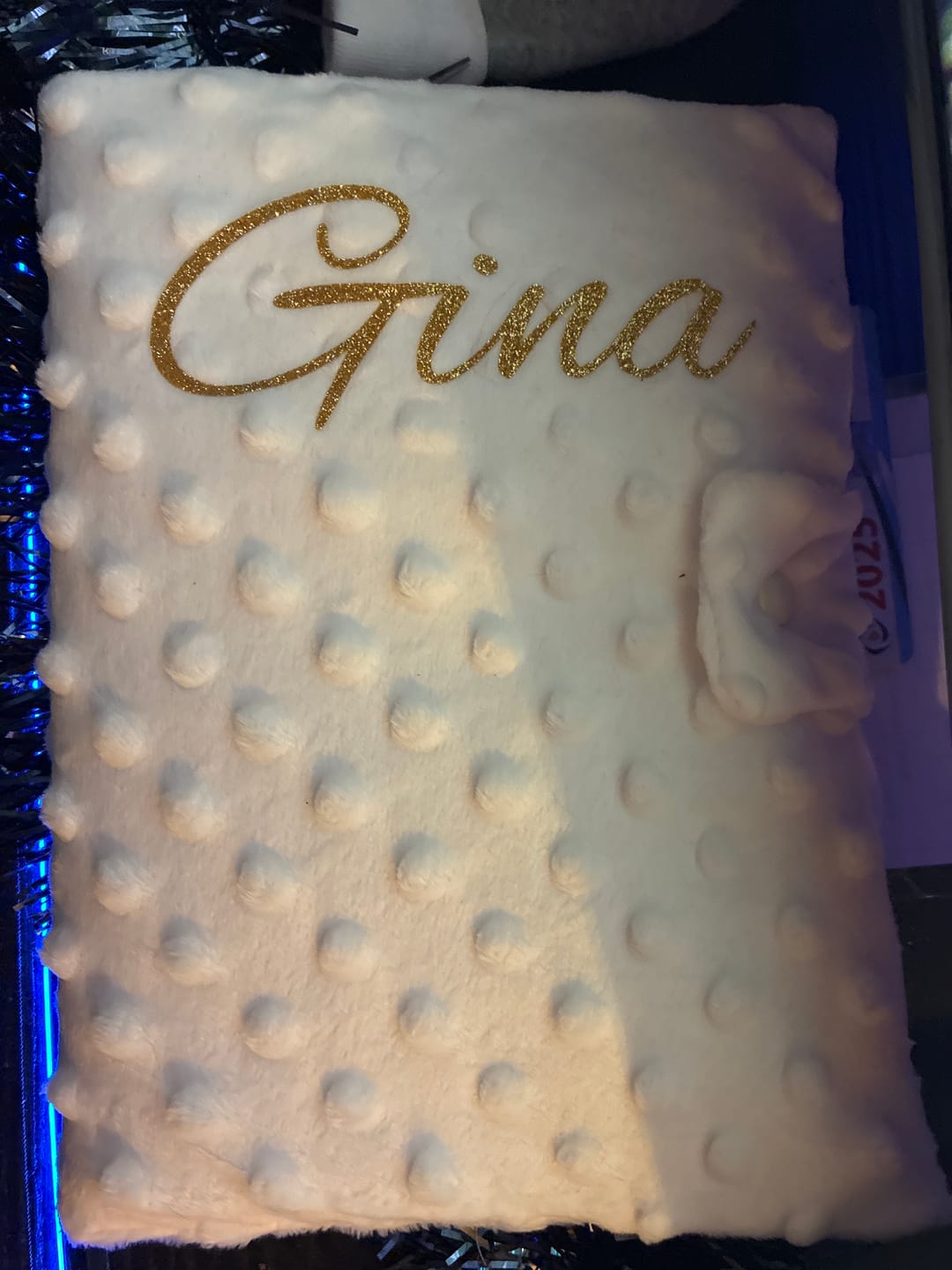 Customer photo review of Protège carnet de santé Minky