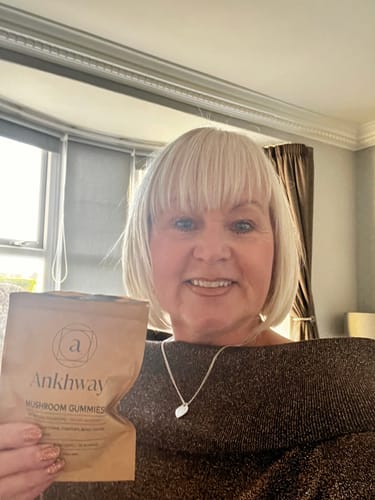 Customer photo review of Mushroom Gummies