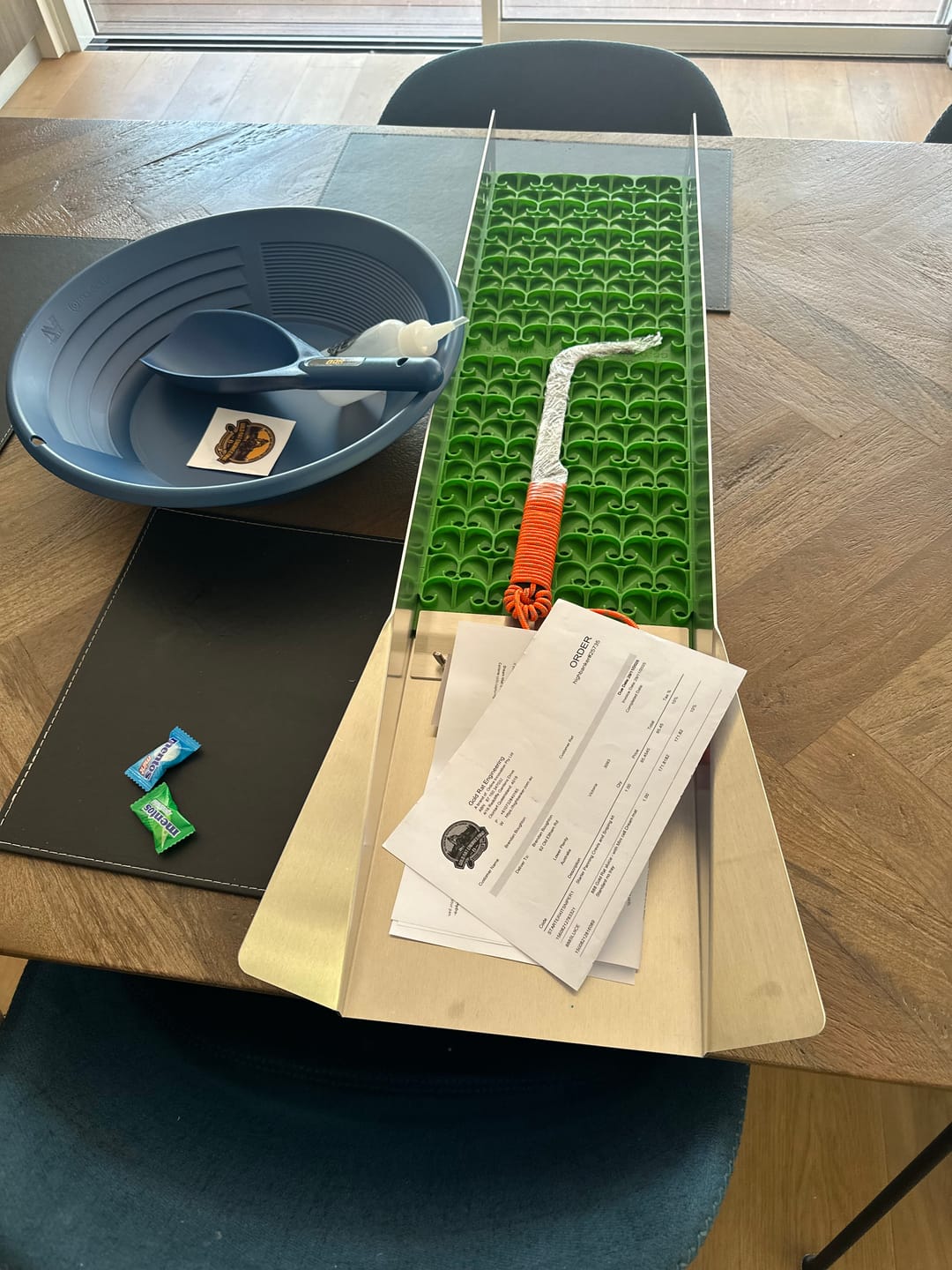 Customer photo review of 888 Gold Rat sluice - with Mini cell Dream mat