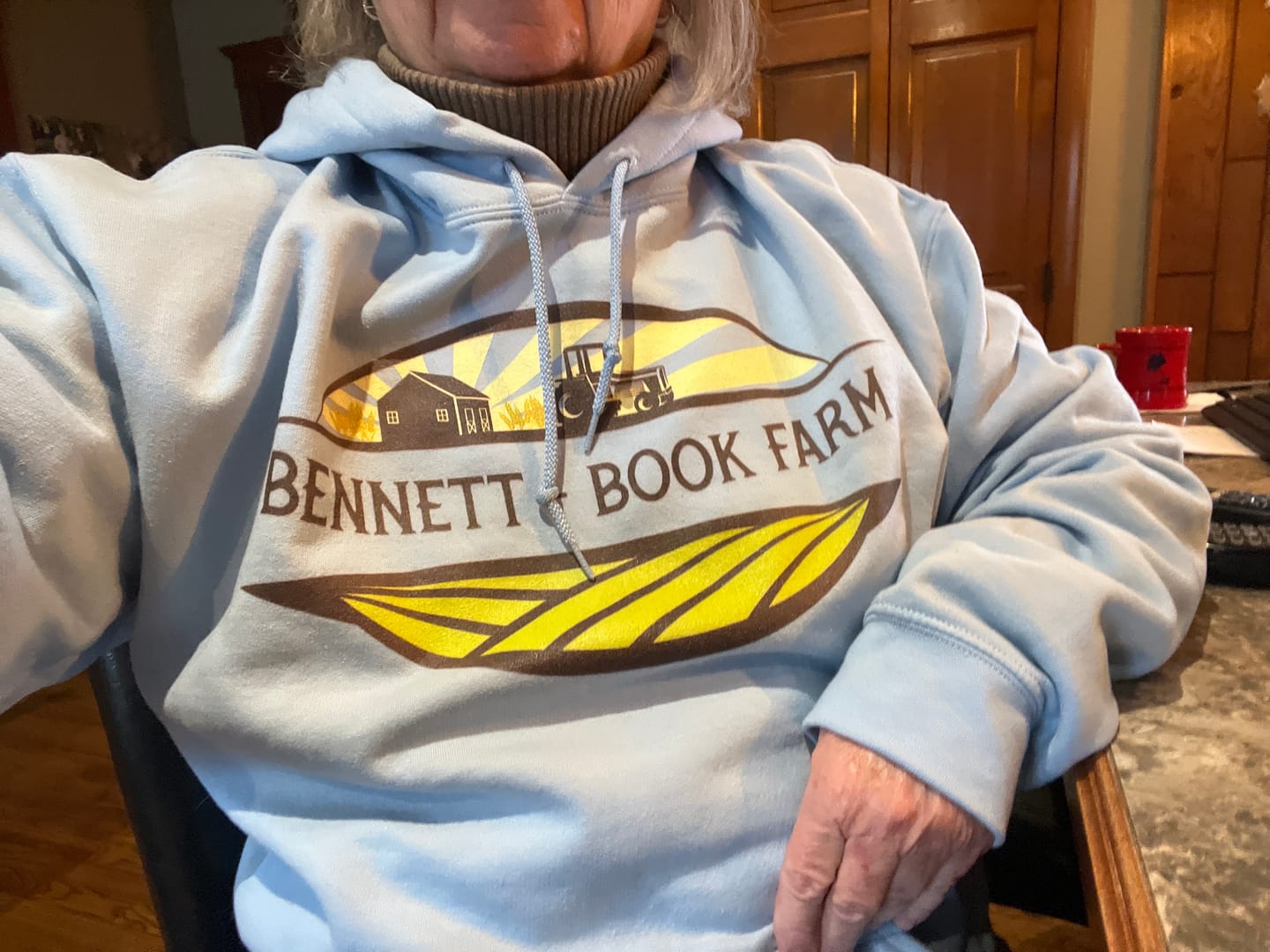 Customer photo review of CUSTOM FARM HOODIE N1