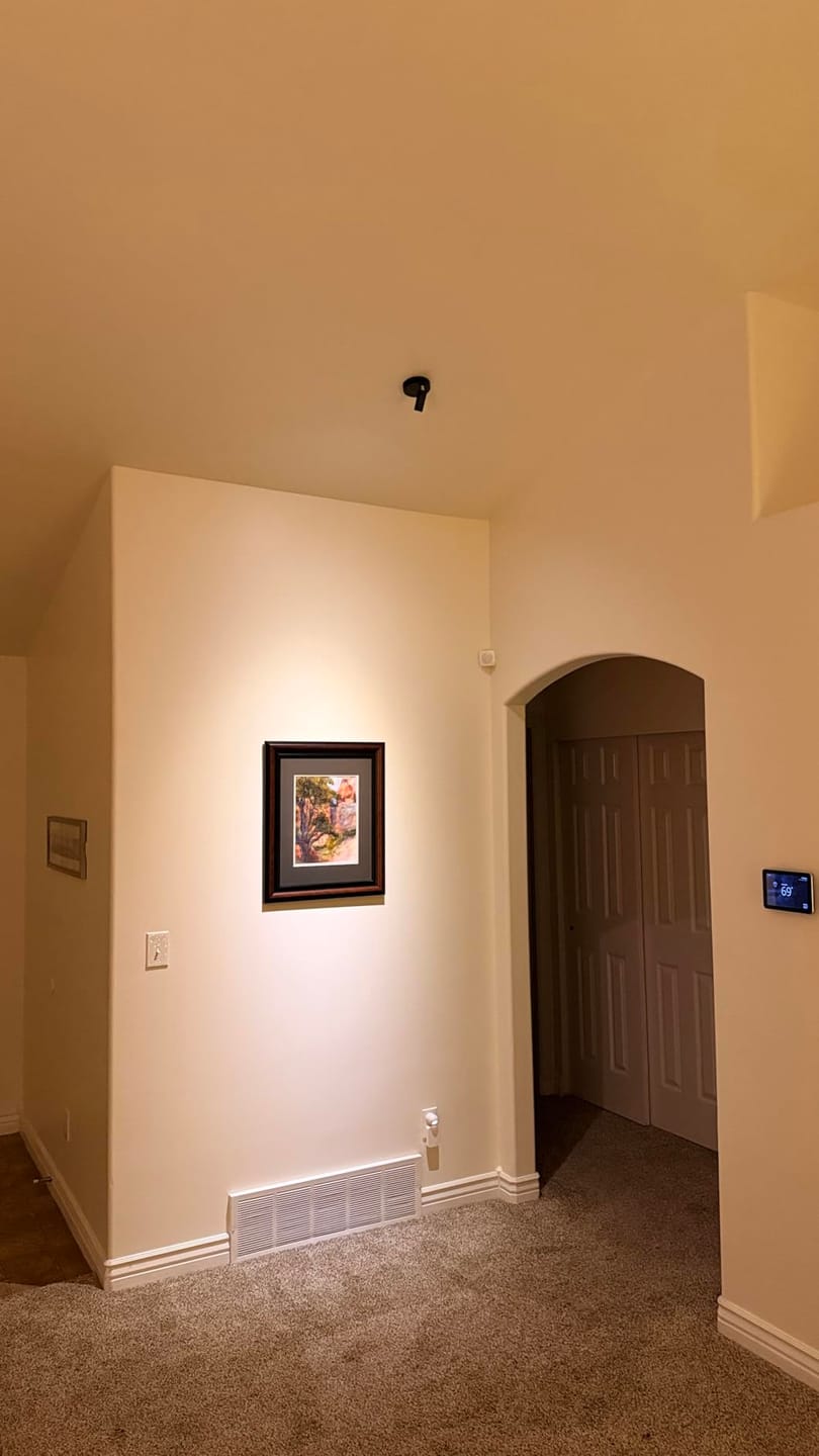 Customer photo review of LightsCordless™ RGB Rechargeable Picture Light