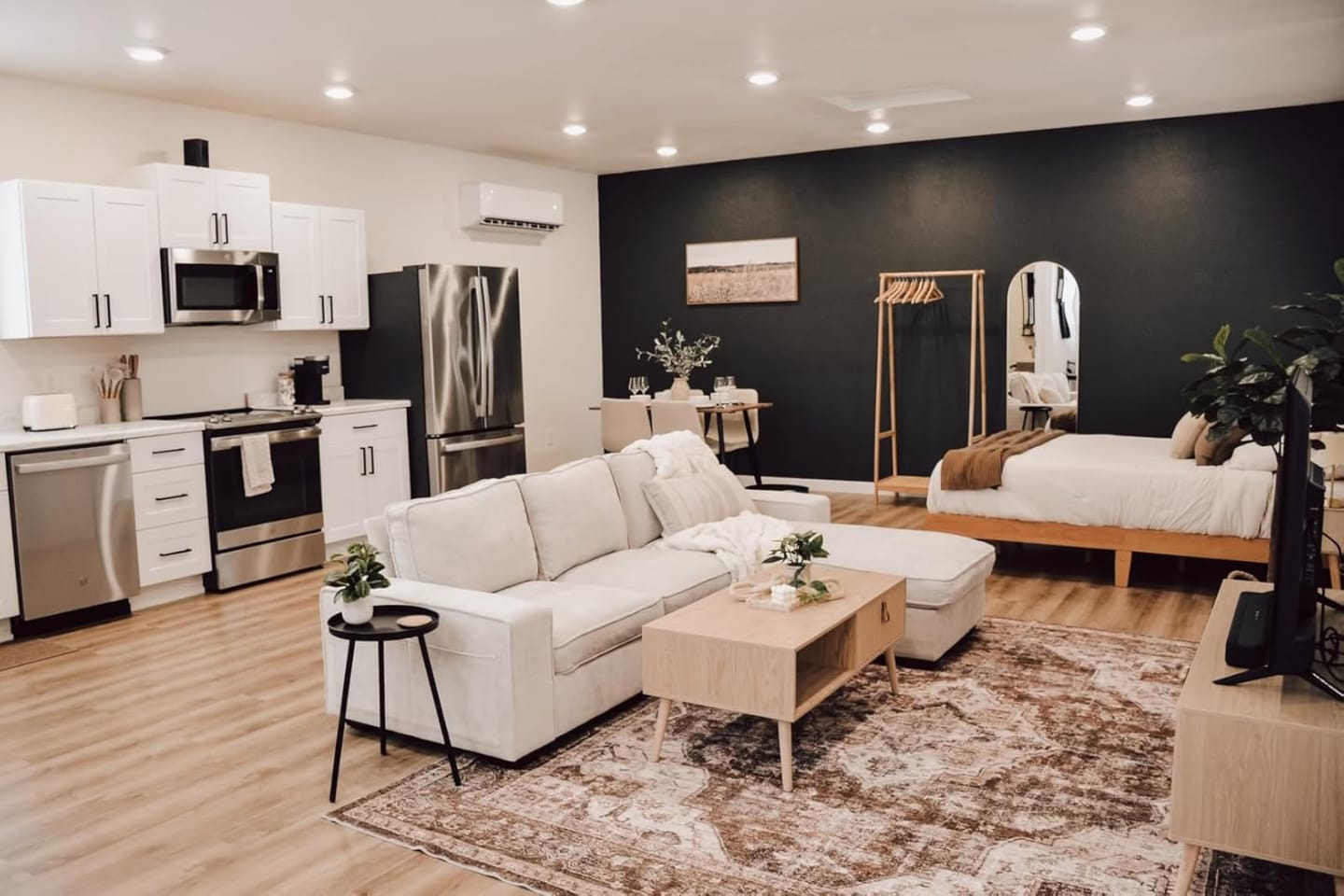 Customer photo review of Selene Washable Area Rug - Beige/White