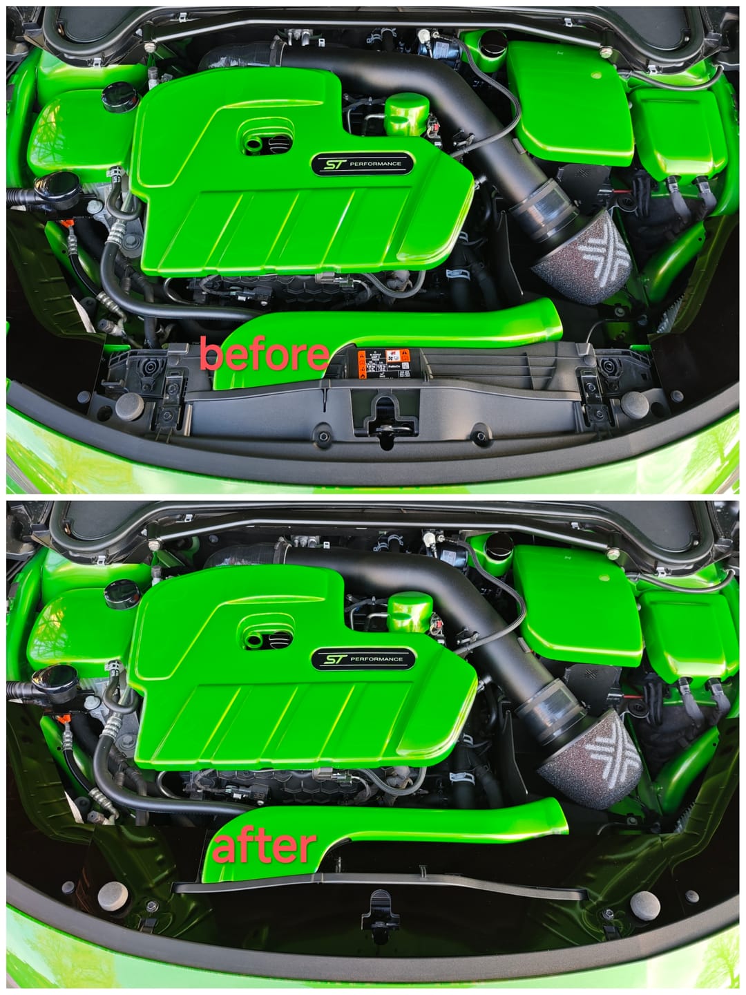 Customer photo review of Proform Mk4.5 Focus Slam Panel Cover (Plastic Finishes)