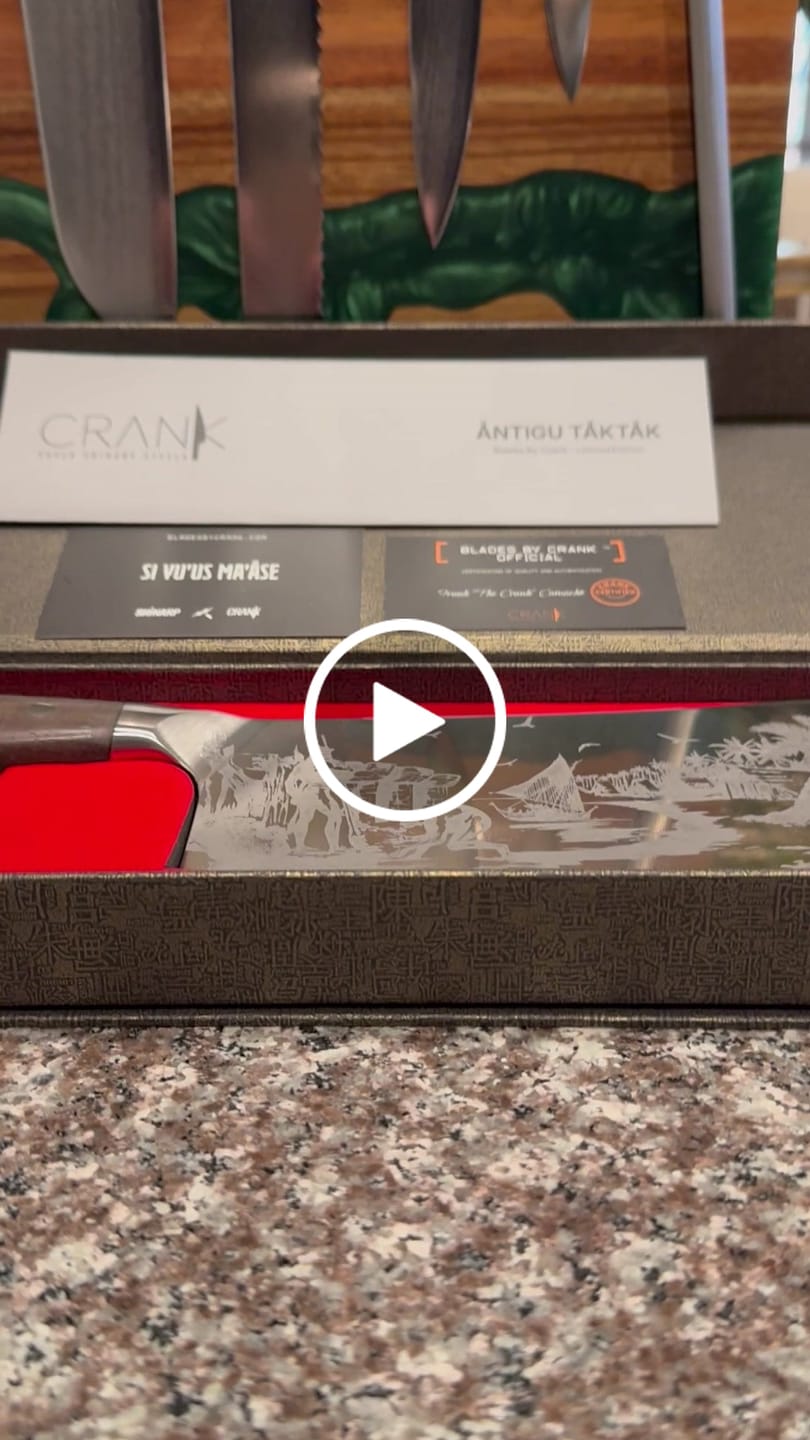 Customer video review of Åntigu Tåktåk – Limited Edition Chamorro Heritage Cleaver