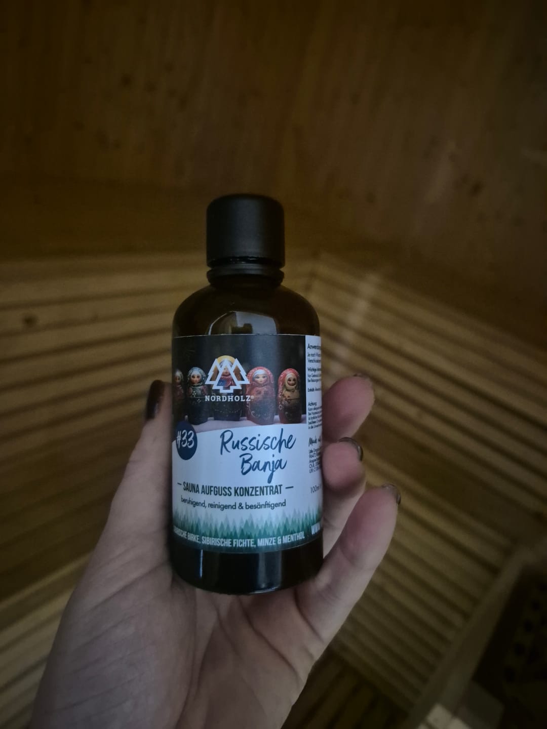 Customer photo review of Sauna Aufguss Konzentrat #33 Russische Banja