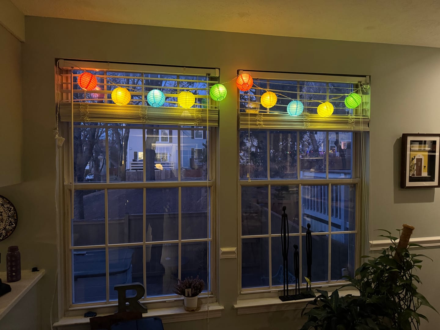 Customer photo review of 10 Indoor LED Mini String Lights, 8.35 FT White Cord