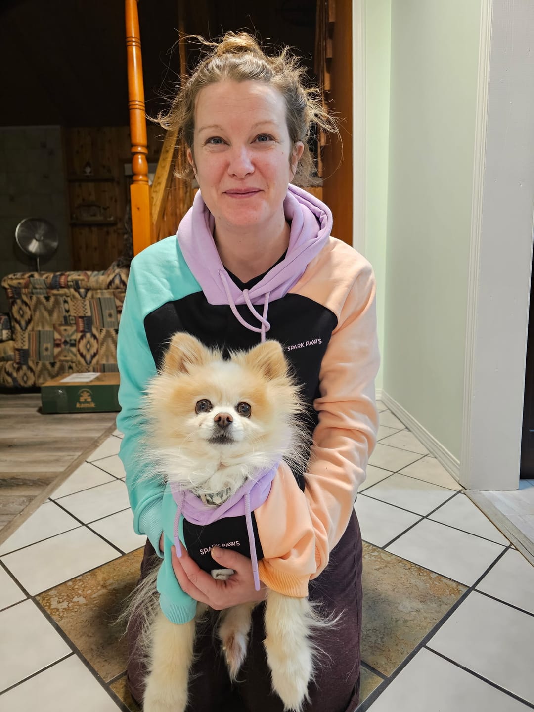 Customer photo review of Cyber Punk Human Hoodie