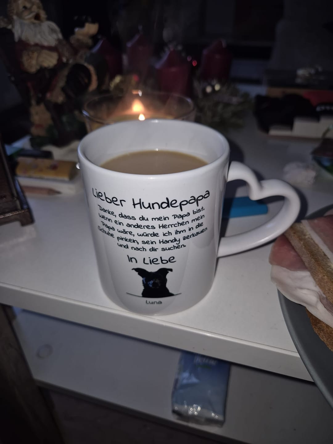 Customer photo review of Lieber Hundepapa - Individuelle Tasse