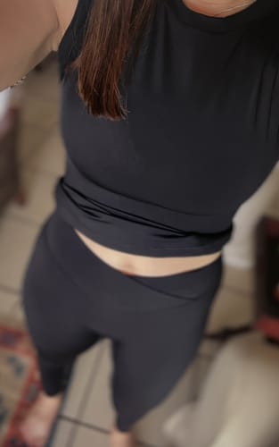 Customer photo review of Adjustable Strap Sports Bra