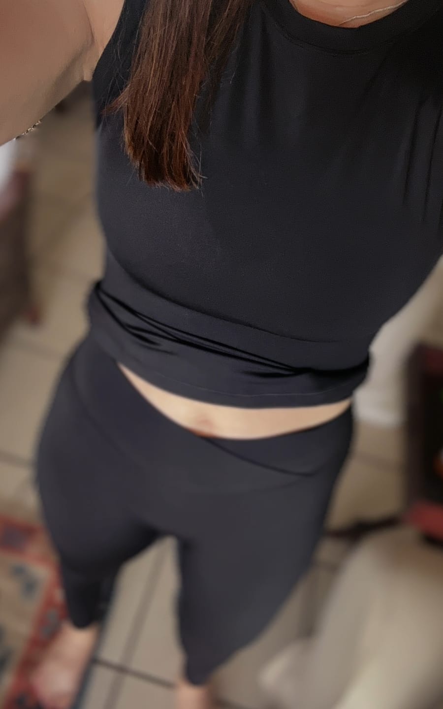 Customer photo review of Adjustable Strap Sports Bra
