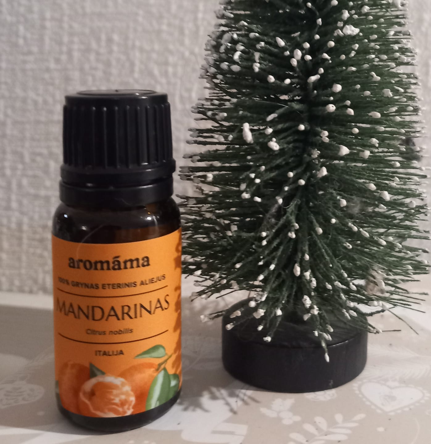 Customer photo review of Mandarinų eterinis aliejus