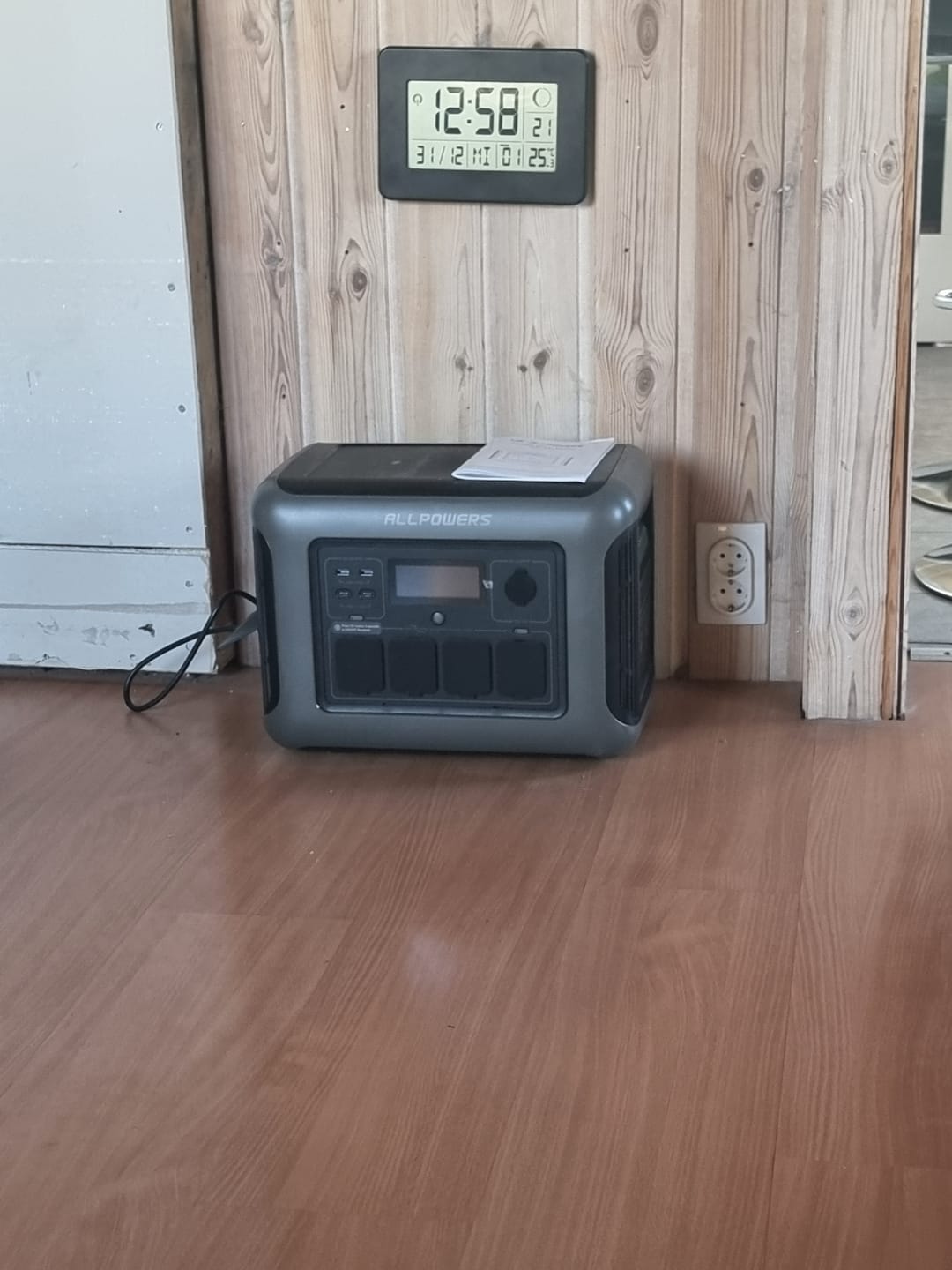 Customer photo review of ALLPOWERS R1500 Portable Power Station 1800W 1152Wh LiFeP04 Battery