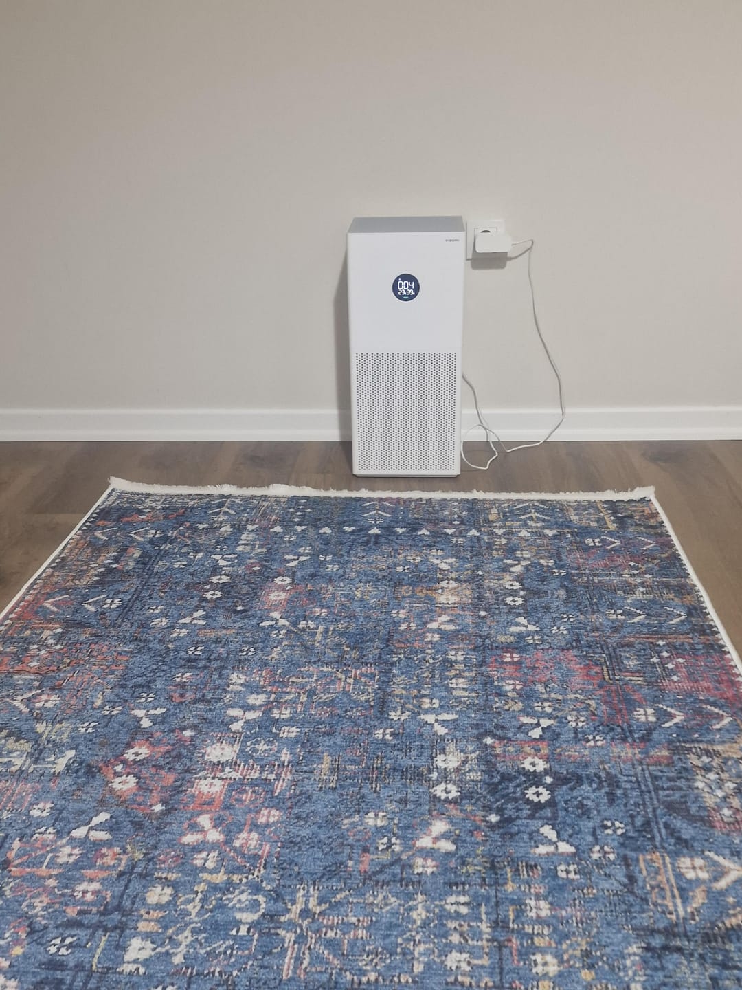 Customer photo review of Ahmedabad Mavi Modern Dijital Baskı Halı