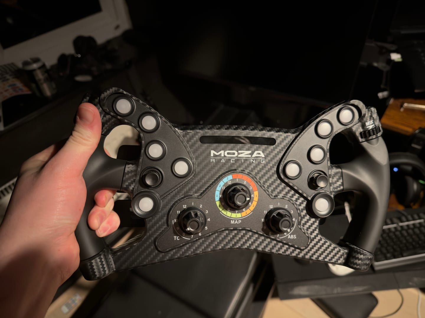 Customer photo review of MOZA RACING KS Steering Wheel