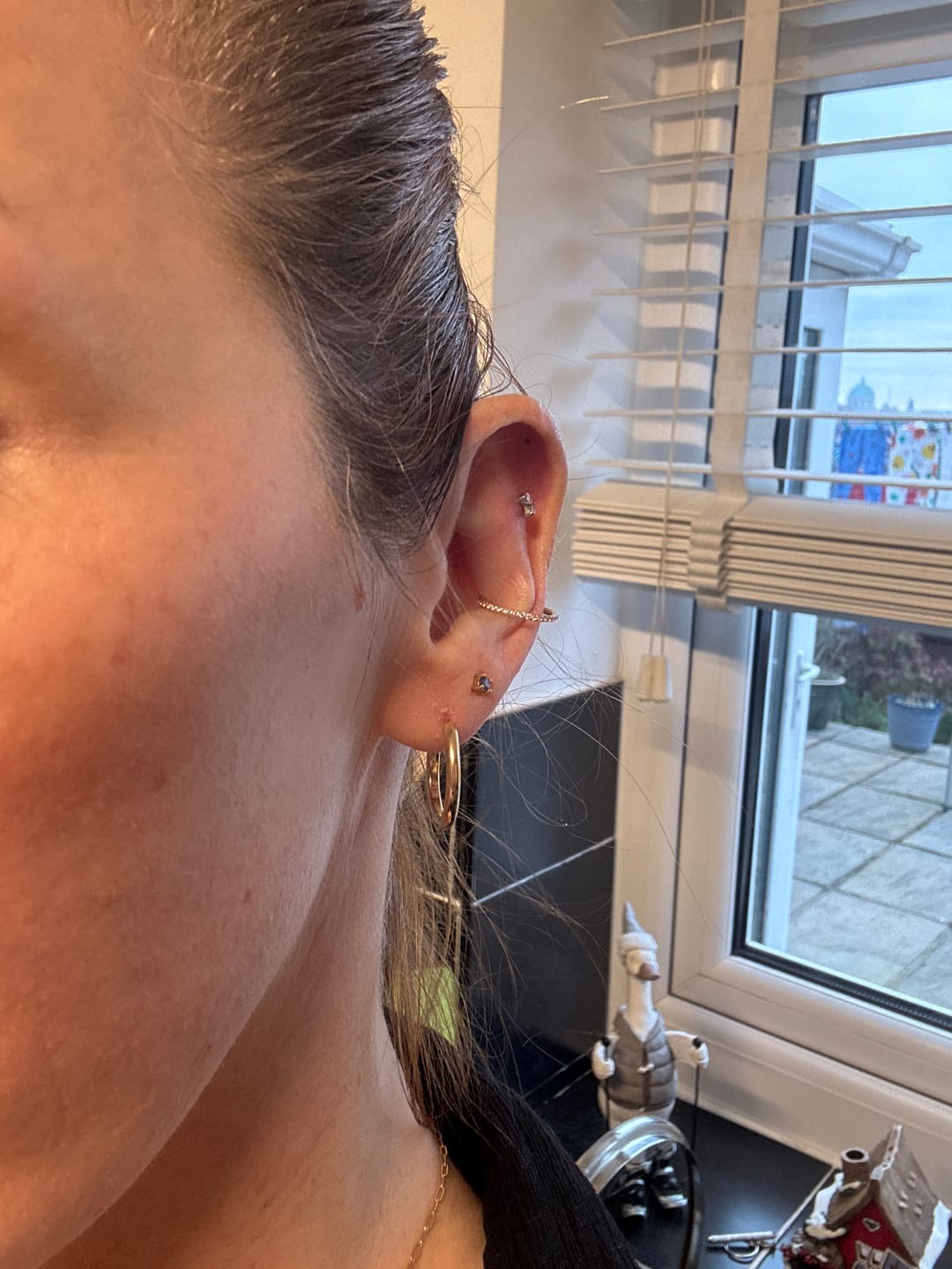 Customer photo review of Eternity Pavé Clicker Gold