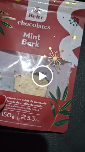 Customer video review of Chocolate Britt Mint Bark