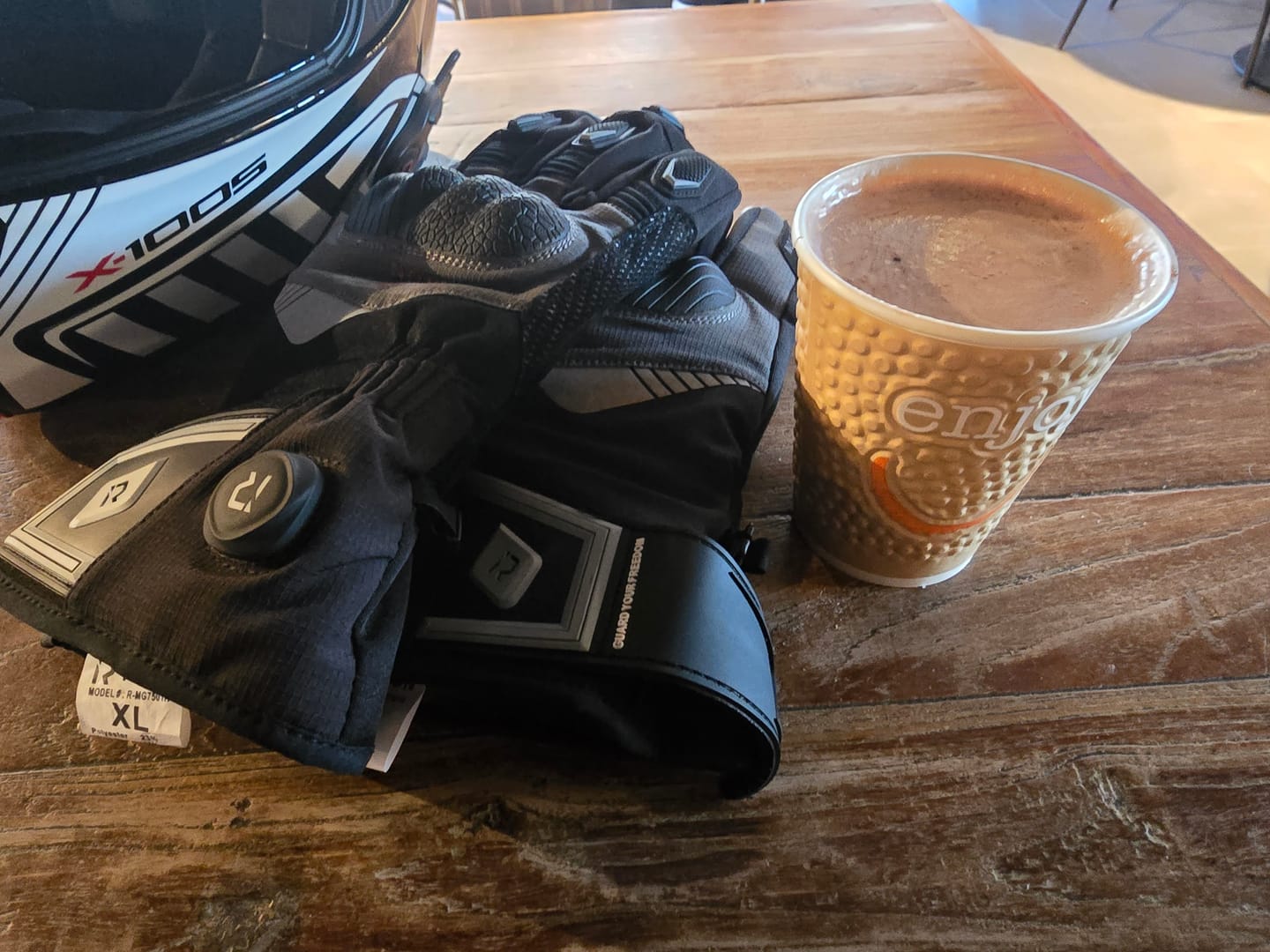 Customer photo review of [Pre-Sale] RIDEIRON Winter Waterproof Rechargeable Smart Heated Motorcycle Gloves | MG7501H